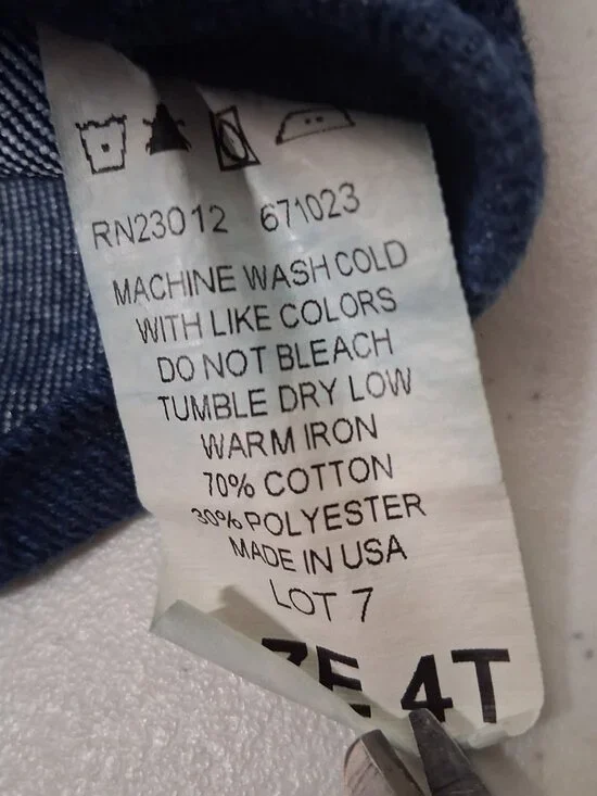 Round House Overalls Youth 4T Dark Wash Blue Denim Bibs Bib Pants USA Made - Picture 3 of 15